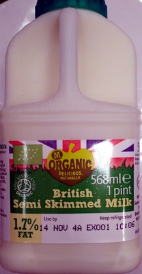 British Semi Skimmed Milk — pack