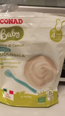 Crema di cereali Riso biologica — pack