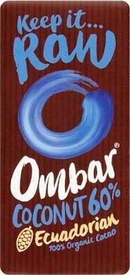 Coconut 60% Dark Chocolate Bar — pack