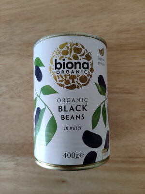 Organic black beans — pack