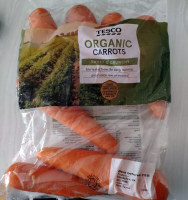 Organic carrots — pack