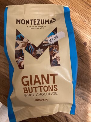 Montezuma’s giant buttons white chocolate — pack