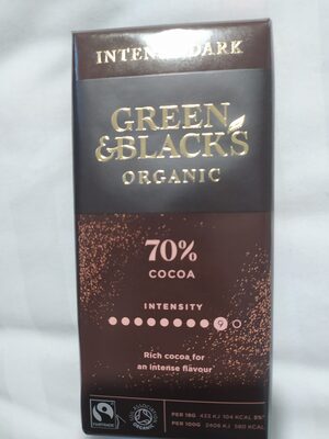 Intense dark 70% cocoa — pack
