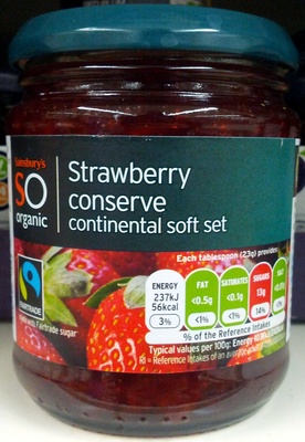 Strawberry Conserve continental soft set — pack