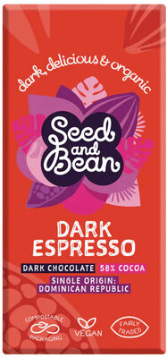 Dark Espresso Chocolate Bar — pack