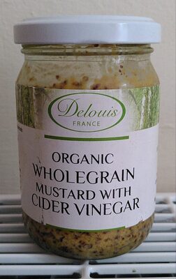 Organic Wholegrain Mustard with Cider Vinegar — pack