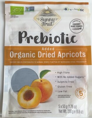 Organic Apricots with Prebiotics — pack