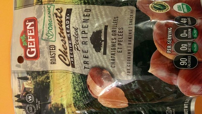 Organic roasted chestnuts — pack