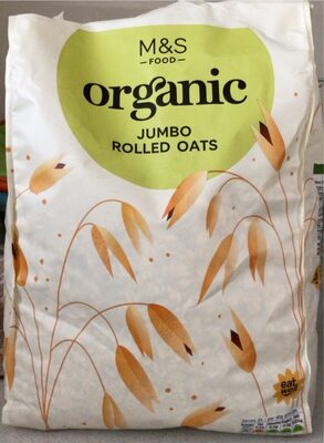 Organic jumbo rolled oats — pack