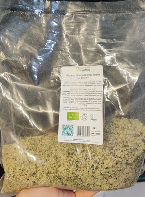 Organic Shelled Hemp Seeds — pack