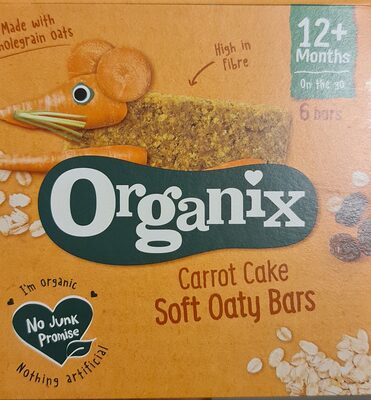 Organix carrot cake oats bars — pack