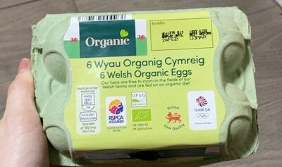 Welsh organic eggs — pack
