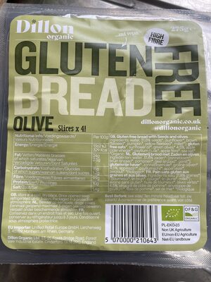 Gluten free bread — pack