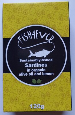 Sardines in organic olive oil and lemon — pack