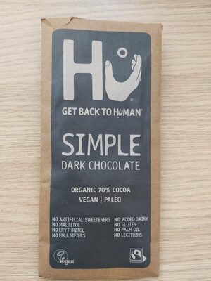 Simple Dark Chocolate — pack