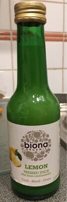 Lemon pressed juice — pack