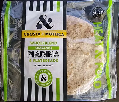 Whole blend Organic Piadina Flatbreads — pack