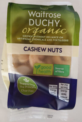 Organic Cashew Nuts — pack