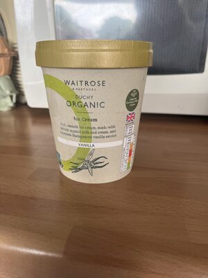 Organic Vanilla Ice Cream — pack