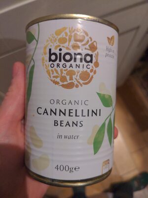 Organic Cannellini Beans in Water — pack