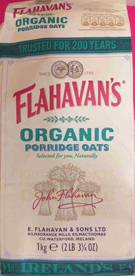 Organic Porridge Oats — pack
