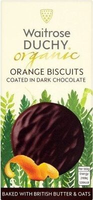 Duchy Organic Orange Biscuits Coated in Dark Chocolate — pack