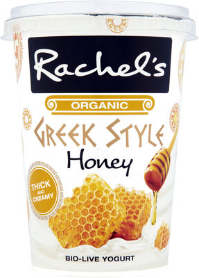 Rachel's Organic Greek Style Honey yogurt — pack