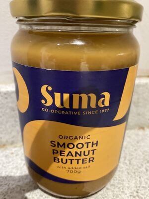 Suma organic smooth peanut butter — pack