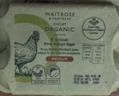 Free Range Medium Eggs — pack
