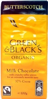 Green & Black's Organic Butterscotch Milk Chocolate 37% Cocoa