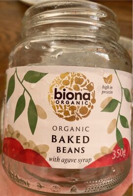Organic baked beans — pack