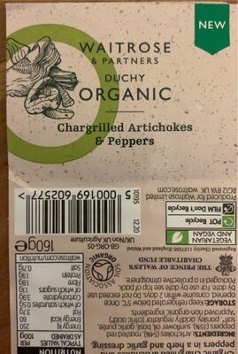 Organic Chargrilled Artichoke & Peppers — pack
