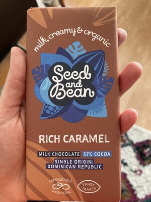 Seed and bean rich caramel — pack
