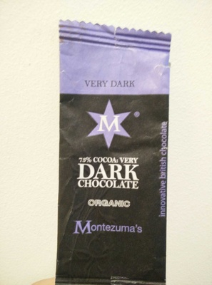 Montezuma's Chocolates Organic 73% Dark Chocolate Mini Bar — pack