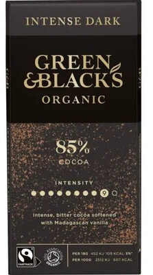 Intense Dark Organic Chocolate — pack