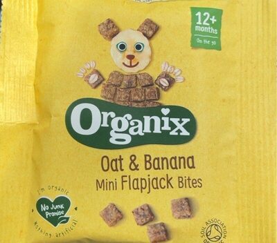 Oat and banana flapjack bits — pack