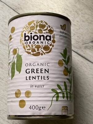 Green lentils — pack