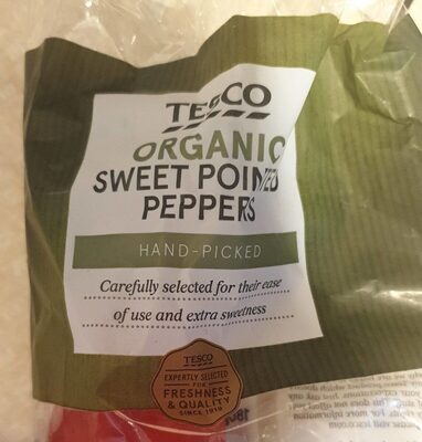 Organic sweet pointed peppers — pack