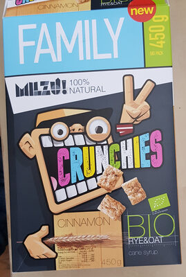 MILZU! BIO CRUNCHIES WITH CINNAMON — pack