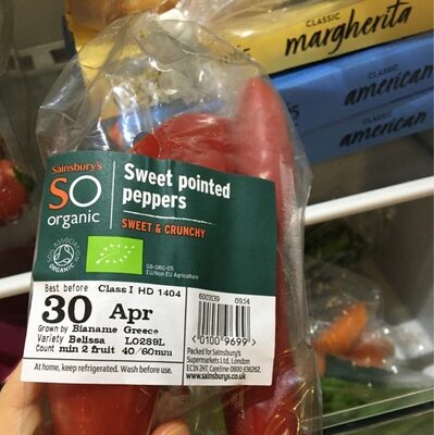 Sweet Pointed Peppers — pack