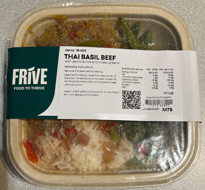 Thai Basil Beef with Jasmine Rice & Green Beans — pack