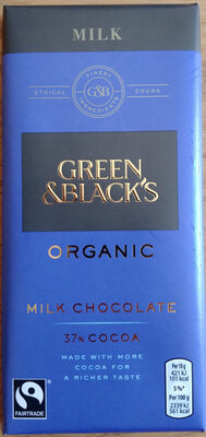 Organic Milk Chocolate — pack