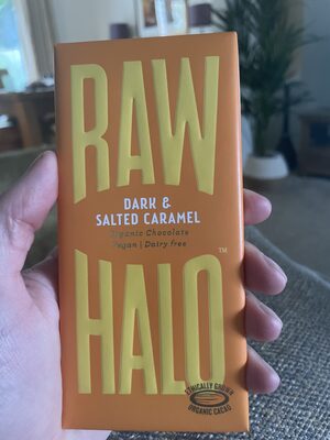 Dark & Salted Caramel Vegan Chocolate — pack