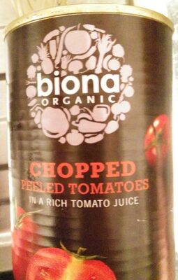 Biona: Organic Chopped Tomatoes - 400G — pack
