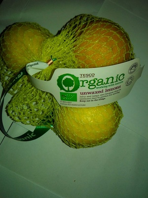 Unwaxed lemons — pack