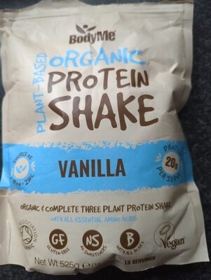 BodyMe Organic Protein Shake (Vanilla) — pack