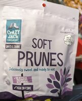 Crazy Jack Organic Soft Prunes 250g