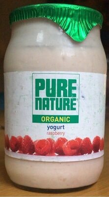 Organic raspberry yogurt — pack
