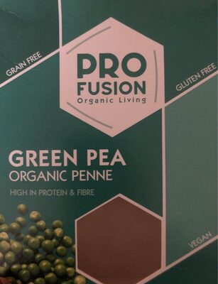 Green pea organic penne — pack