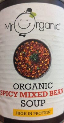 Organic spicy mixed bean soup — pack